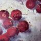 Oil painting on canvas "the cherries" signed g. mourlon
