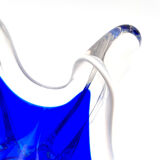 Hospodka Chřibská Crystal Bohême Blue Cobalt and Opaline Cup Circa 60