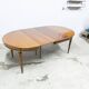 Louis XV round table + 3 extensions 115 cm max 2m50
