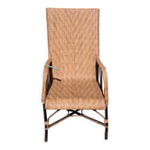 "Grandfather's old-style rattan armchair"