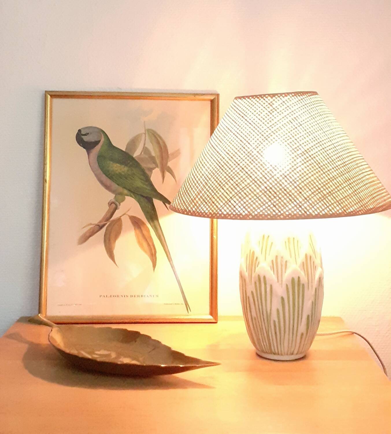 Vintage ceramic lamp