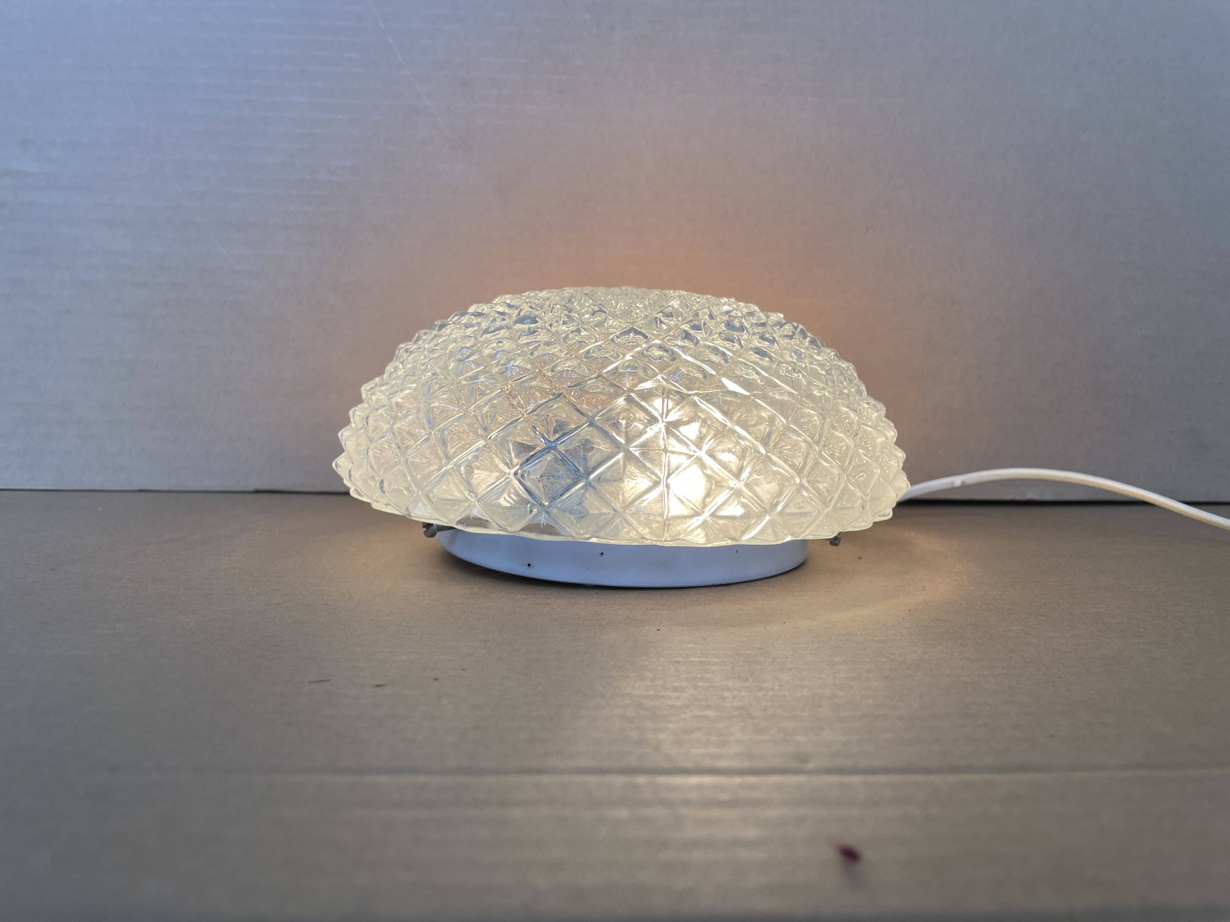 Vintage glass ceiling or wall light