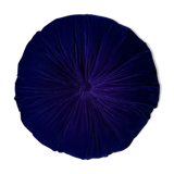 Dark blue round cushion