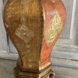 Ceramic lamp with Venetian decor