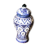 Bocal d’apothicaire bleu