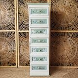 Old wooden furniture painted floral pattern with drawers