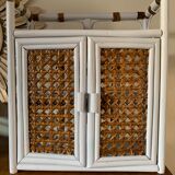 Rattan storage unit