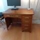 Vintage wooden desk administrative