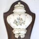 Moustiers wall fountain in signed earthenware – country house spirit