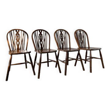 Set of Four "Windsor" Chairs