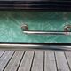 Formica and chrome-plated metal table