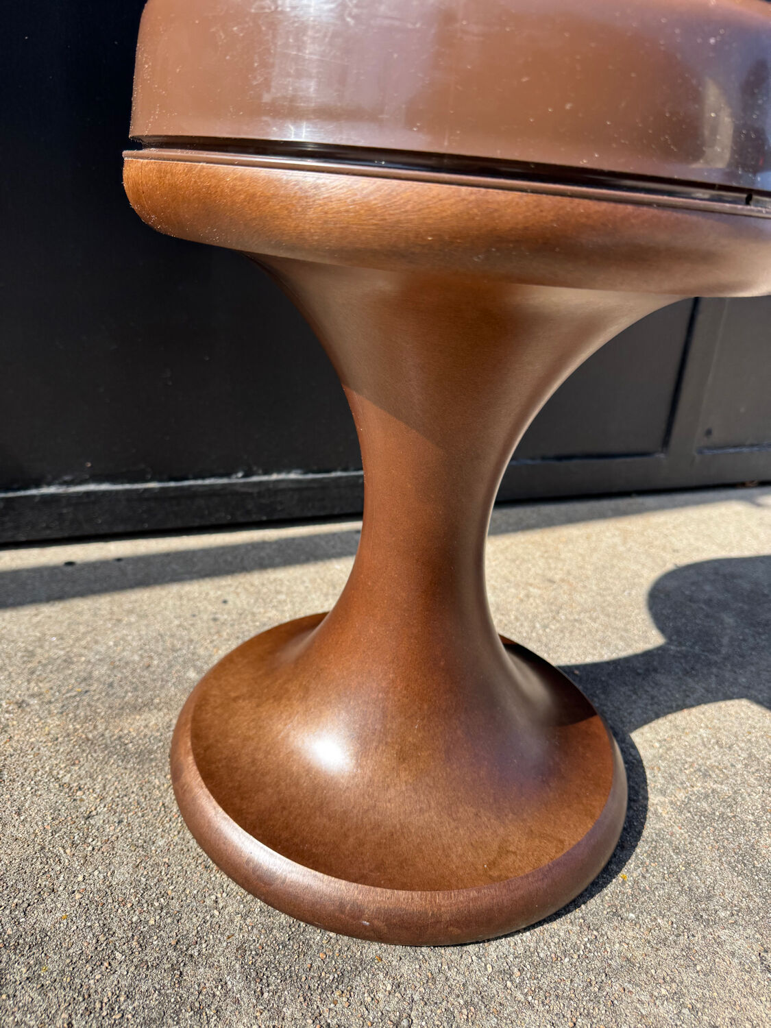 Brown stool Emsa Germany 1970s