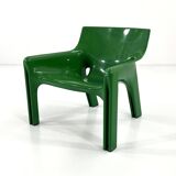 Vicario armchair in green by Vico Magistretti for Artemide, 1970