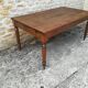 Oak farm table with two extensions