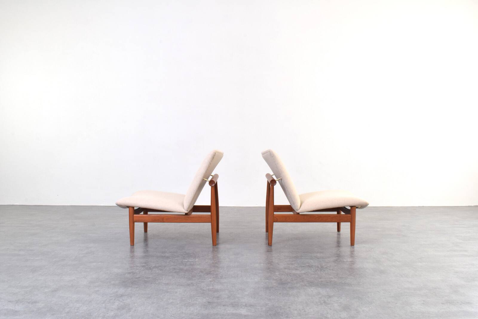 Model FD 137/1 Japan Lounge Chairs by Finn Juhl for France & Søn, Set of 2
