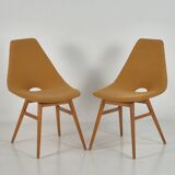 Vintage decorative chairs (c.1950). Set of 2 pieces