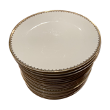 Series of 17 plates Limoges Haviland