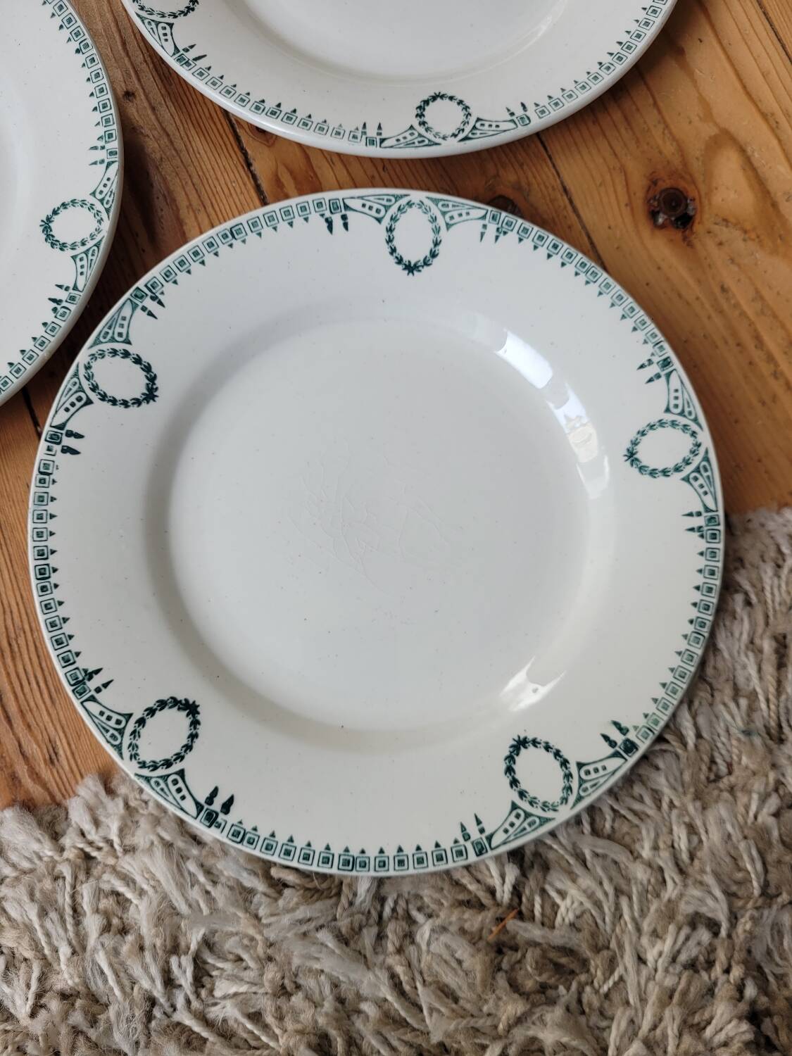Set 6 soup plates and 6 flat plates n°418 ceranord