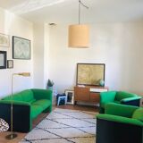 Set sofa two places and two armchairs Whilkhahn model 842/5 and 841/5 80s