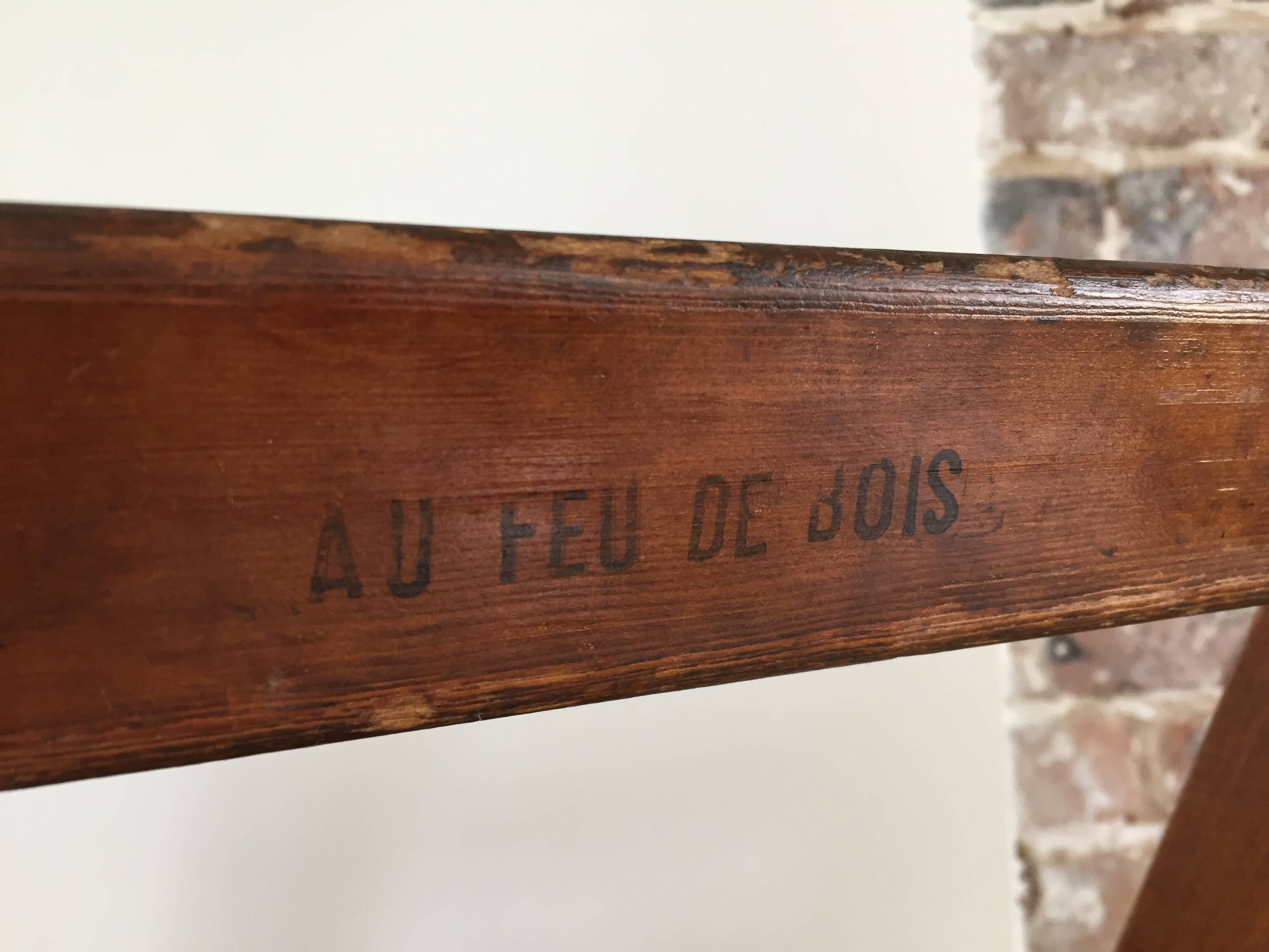 Folding chalet chairs "wood fire"