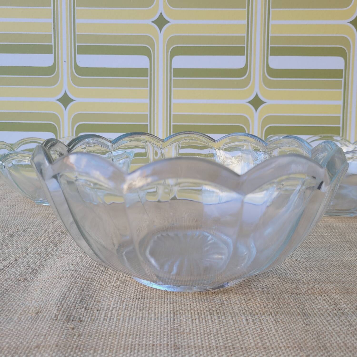 Set of 3 50's salad bowls