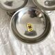 New stainless steel ice cream cups on pedestals, 1960s-70s