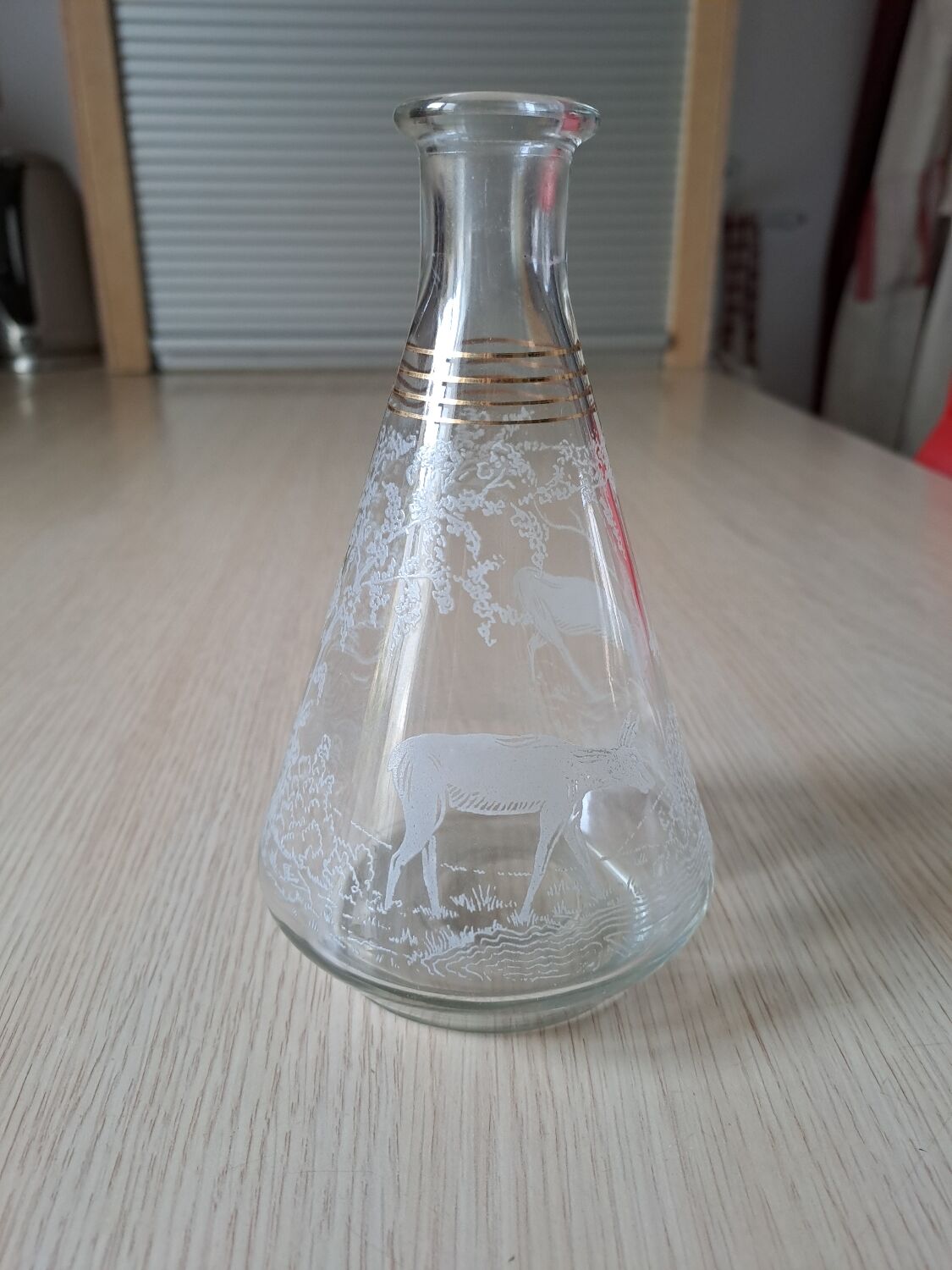 Vintage glass carafe