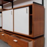 Teak wall shelf designed by Jul de Roover
