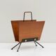 Teak magazine holder, 1960s.