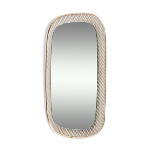miroir mural en laiton