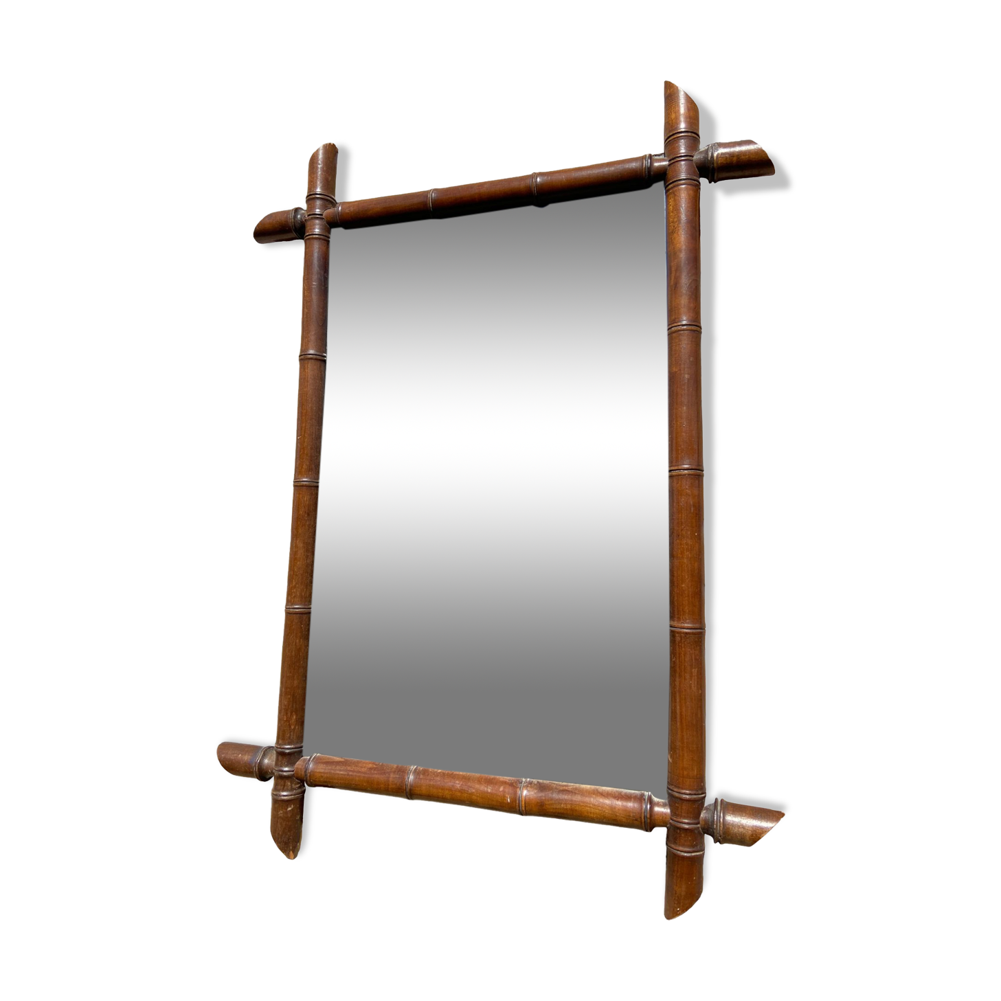 Mirror mirror vintage style faux bamboo 20s
