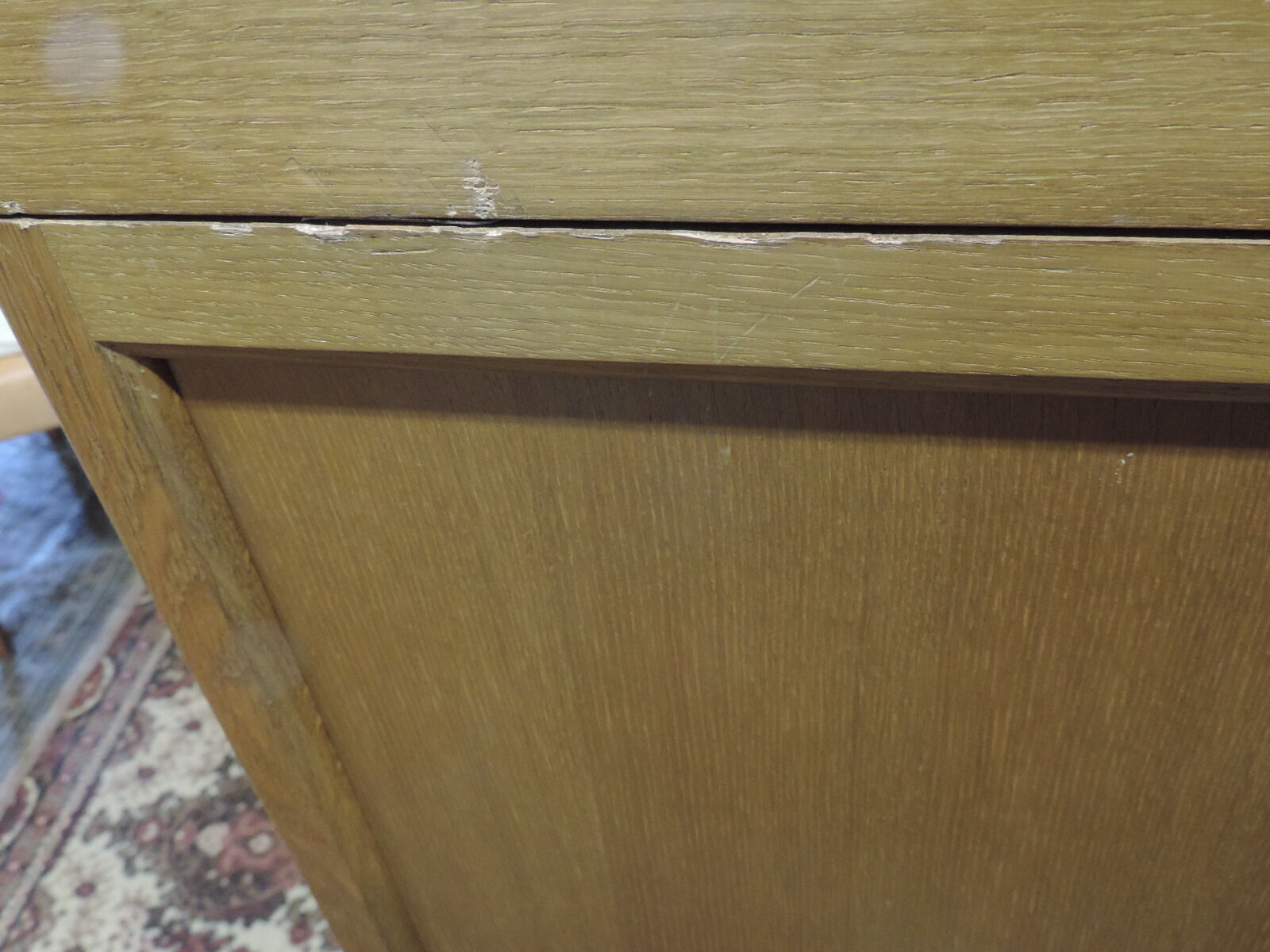 rabies furniture M D in oak 1970