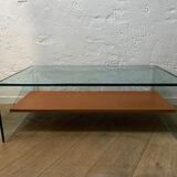 Glass coffee table