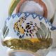 5 mini earthenware bowls from Charolles decorated with a village and rooster.
