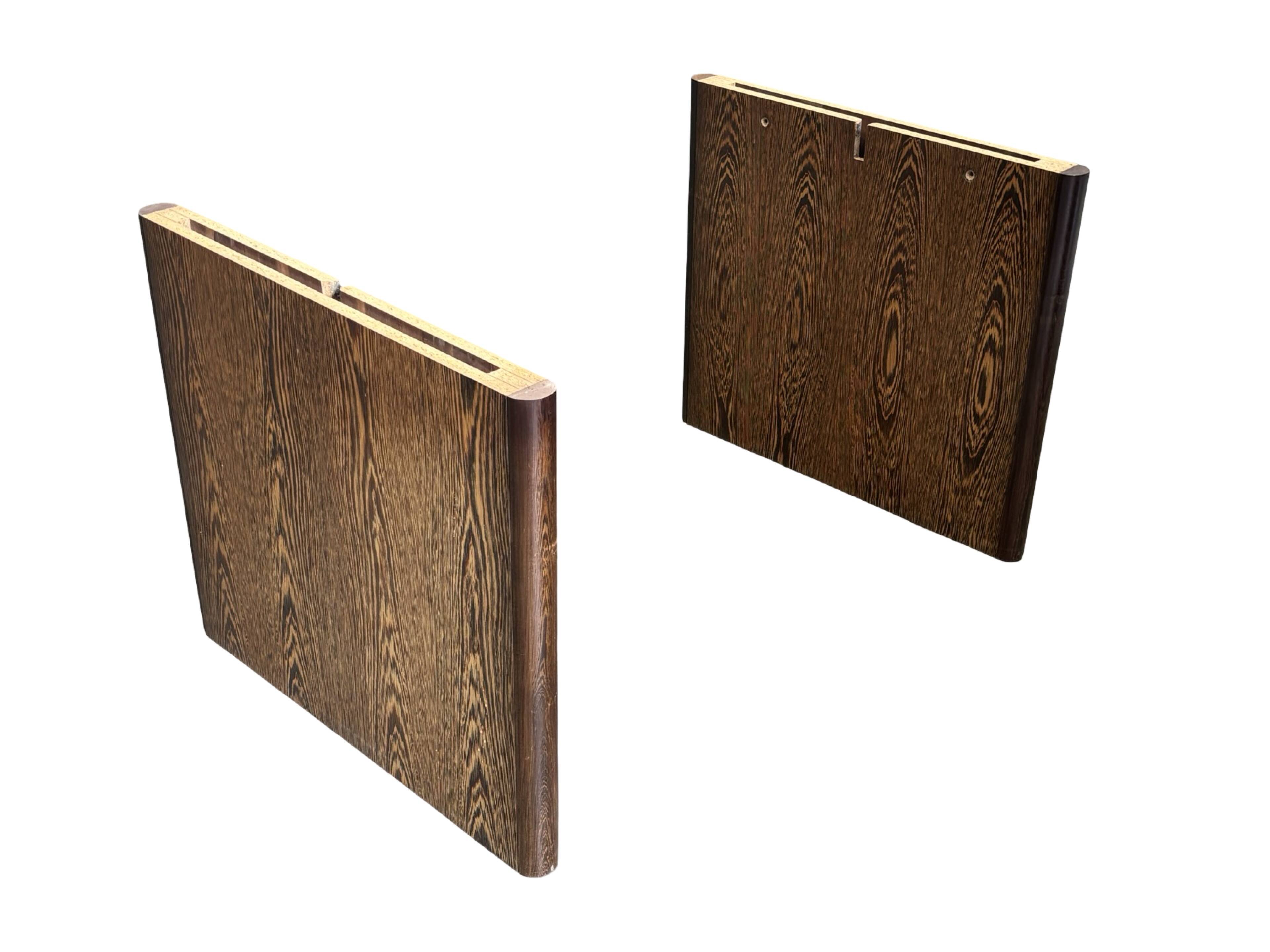 Vintage executive desk - large desk wenge 70s design