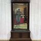 Late 19th century oak wardrobe with its planter