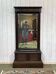 Late 19th century oak wardrobe with its planter