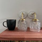 Pair of vintage wall sconces