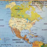 Map North America 1977