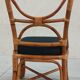 Chaise en bambou Roche Bobois 80's
