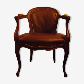 Fauteuil en cuir