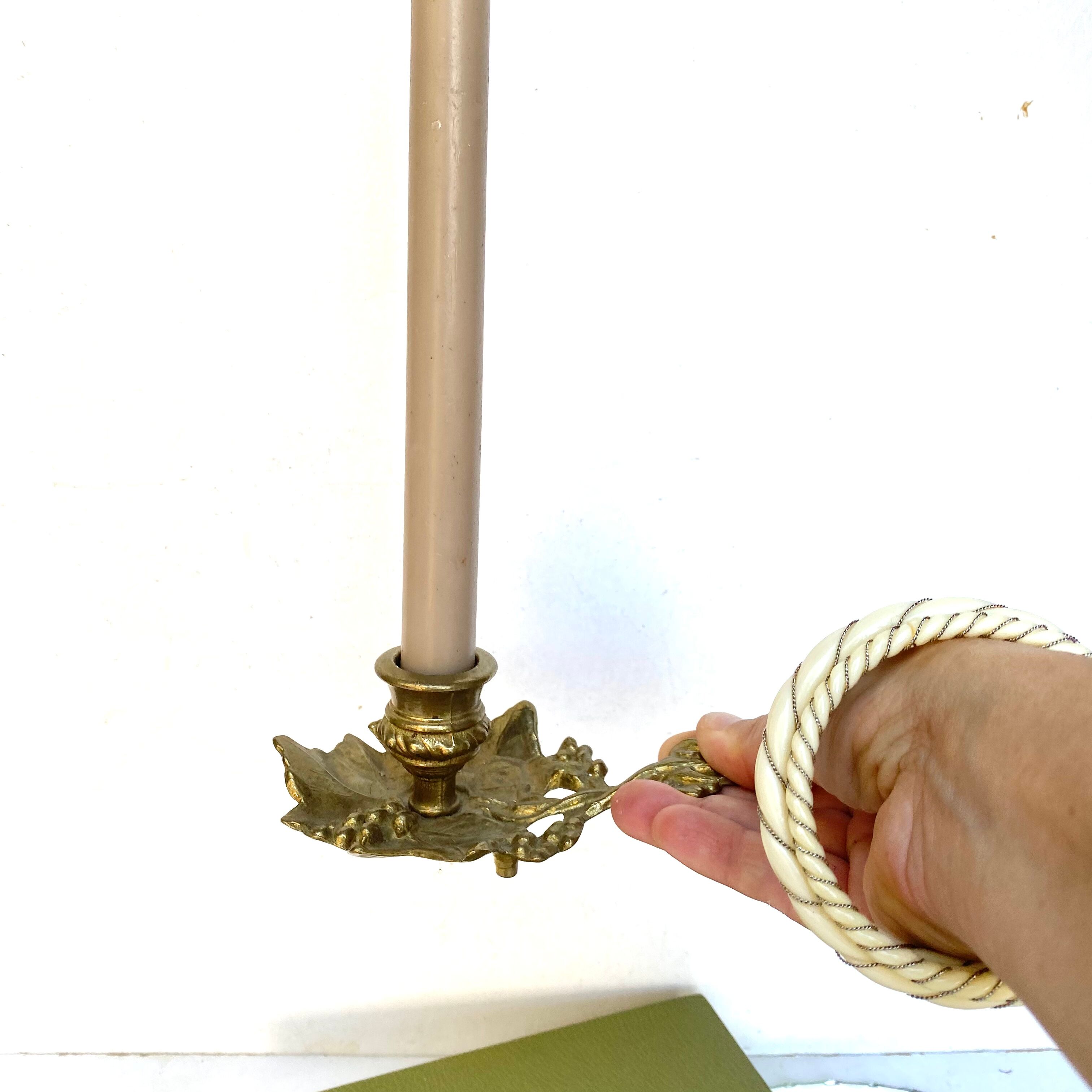 Brass candle holder
