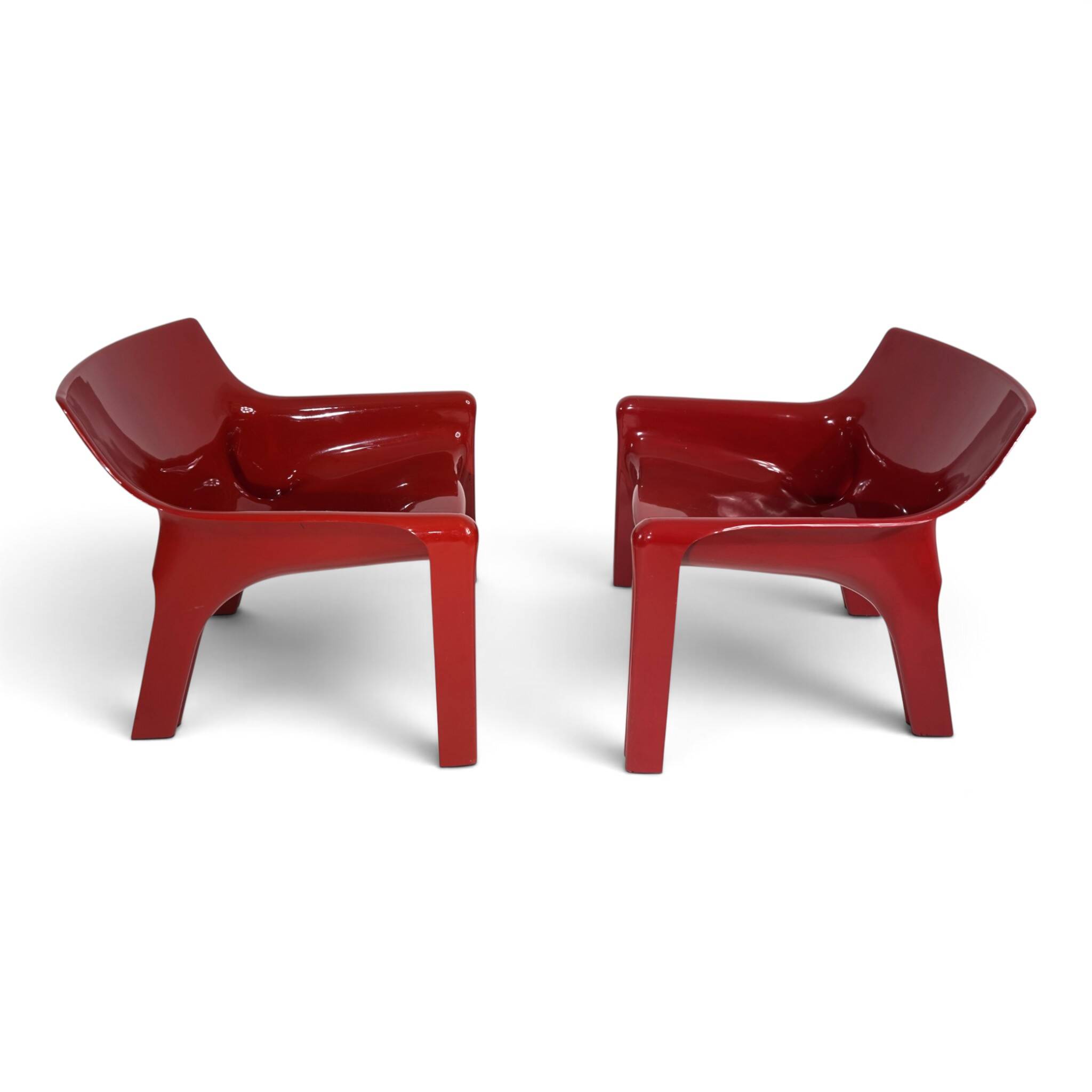Vico Magistretti Vicario Ensemble de 2 Fauteuils pour Artemide, 1970