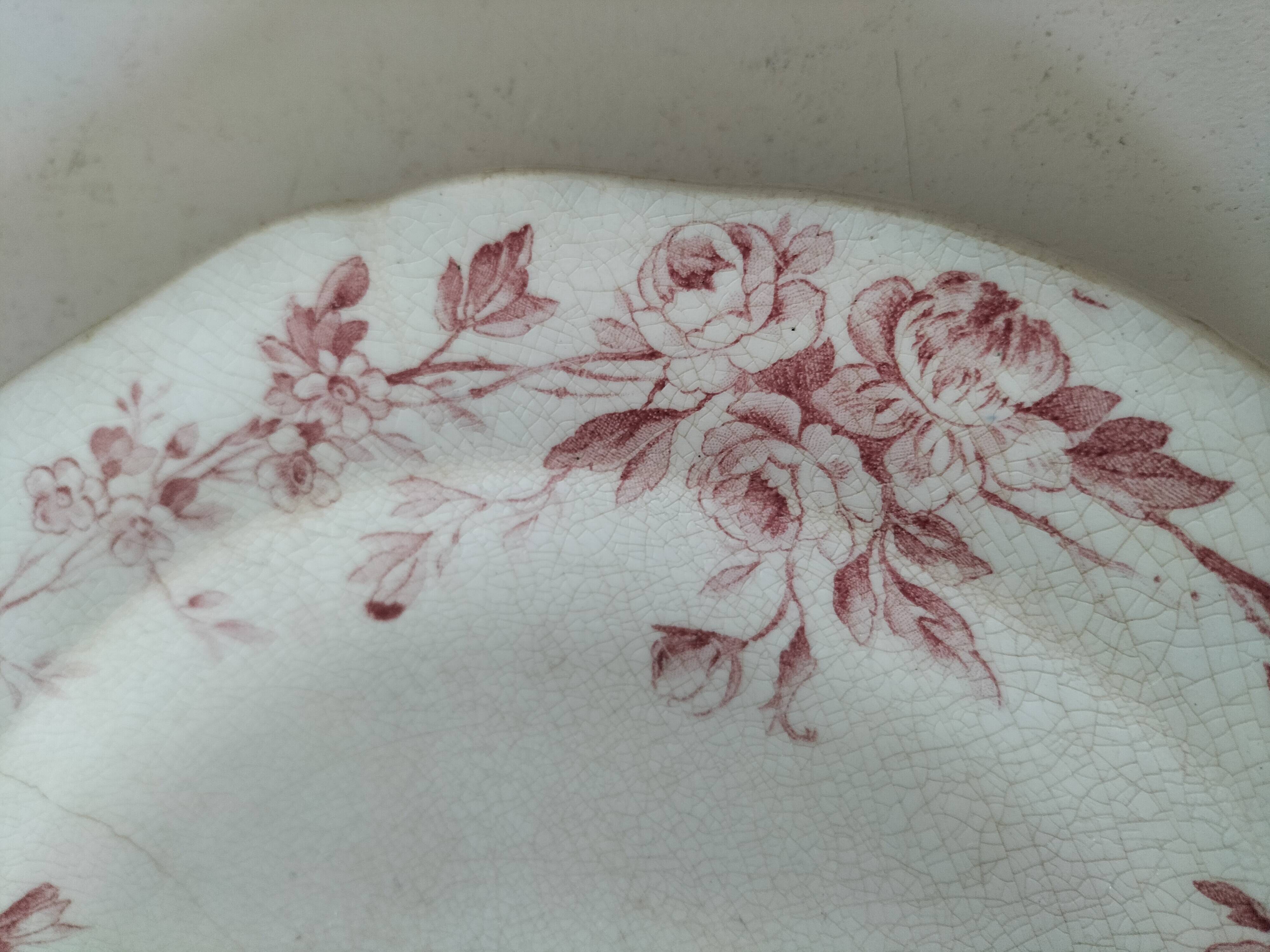 Antique Gien plate – Danube decor