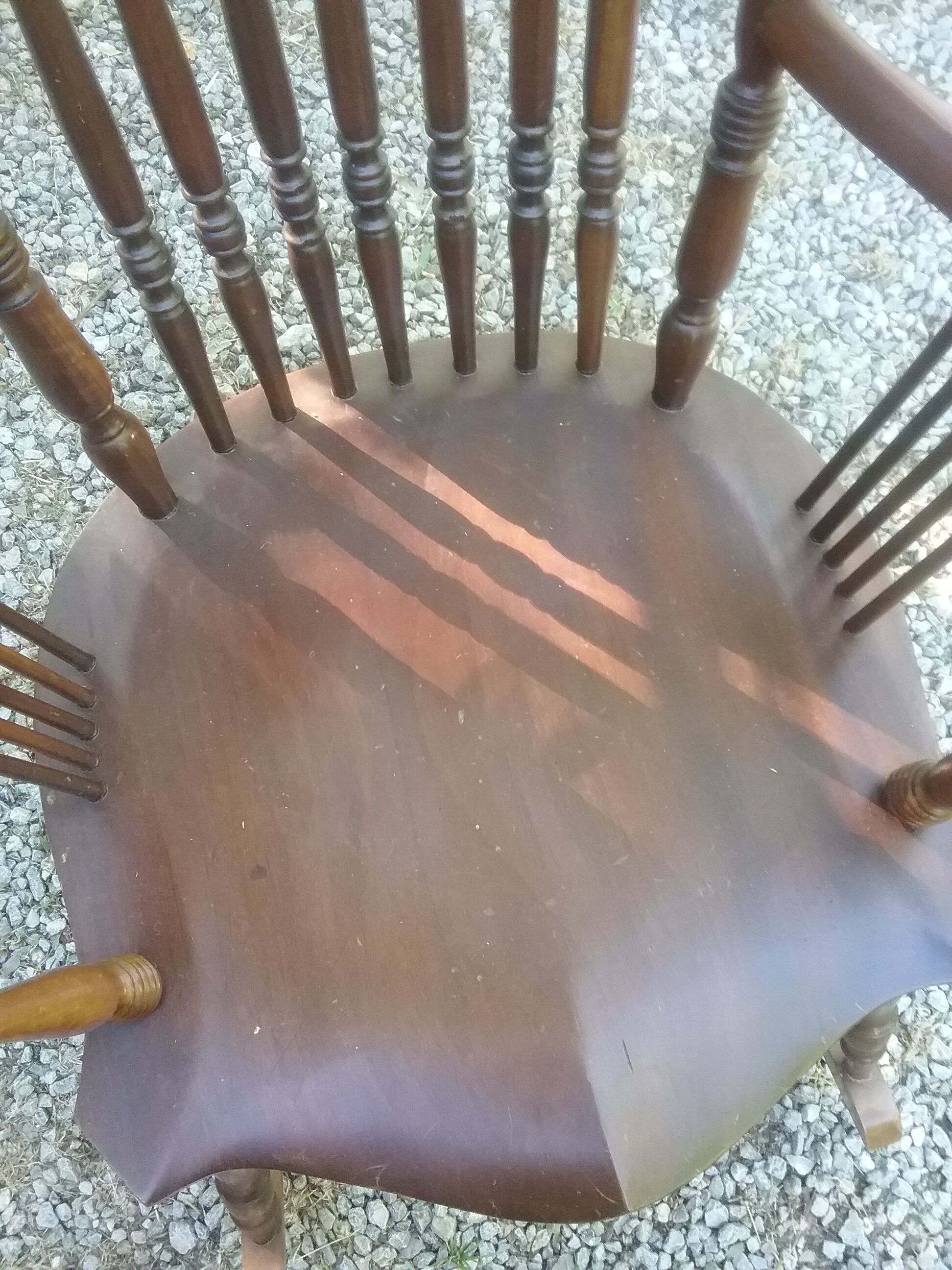 Rocking vintage chair