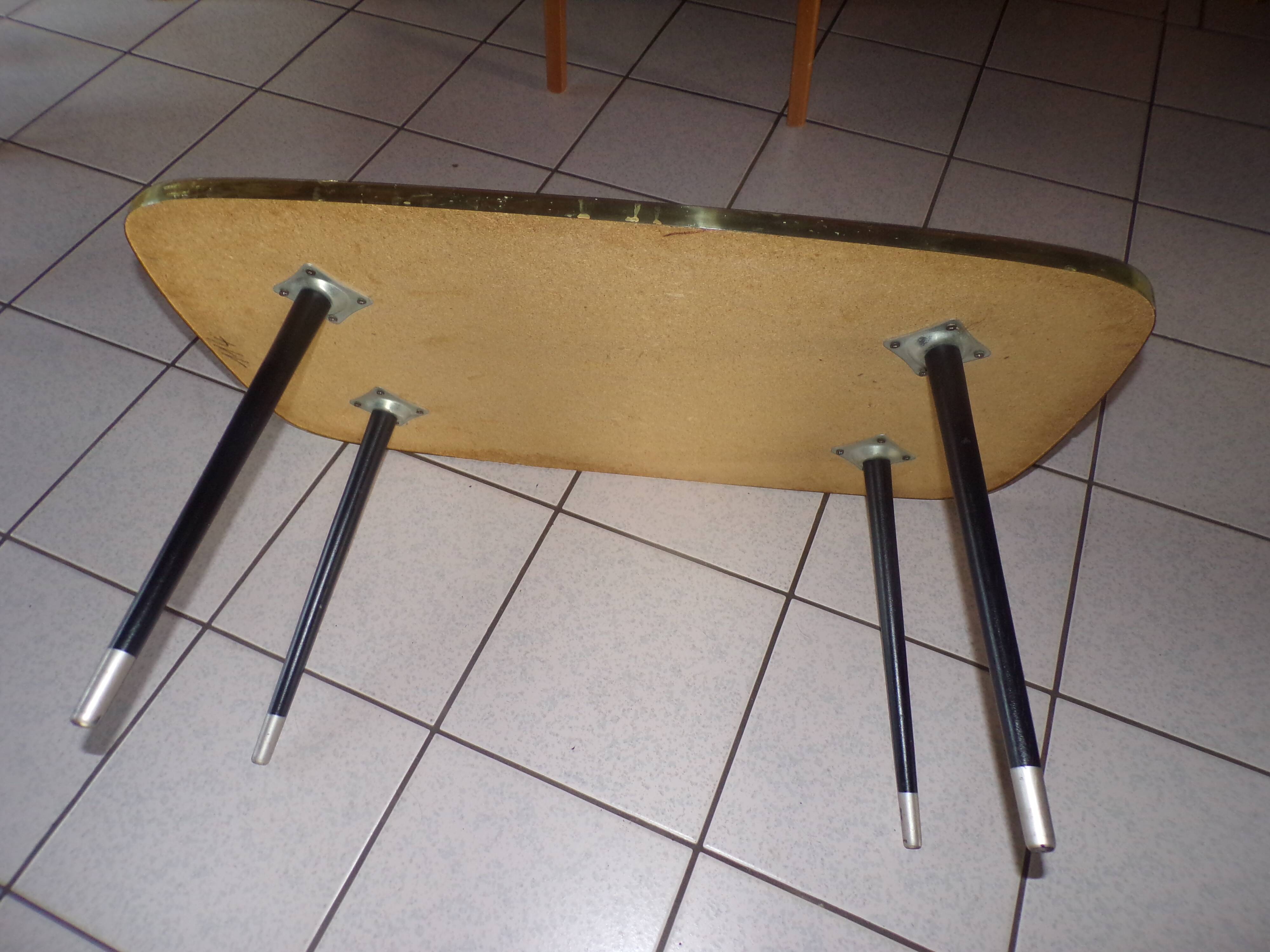 Art deco-style coffee table