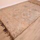 Peach Vintage Moroccan Wool Rug 188 x 317 cm , Berber Rug Handmade, Unique