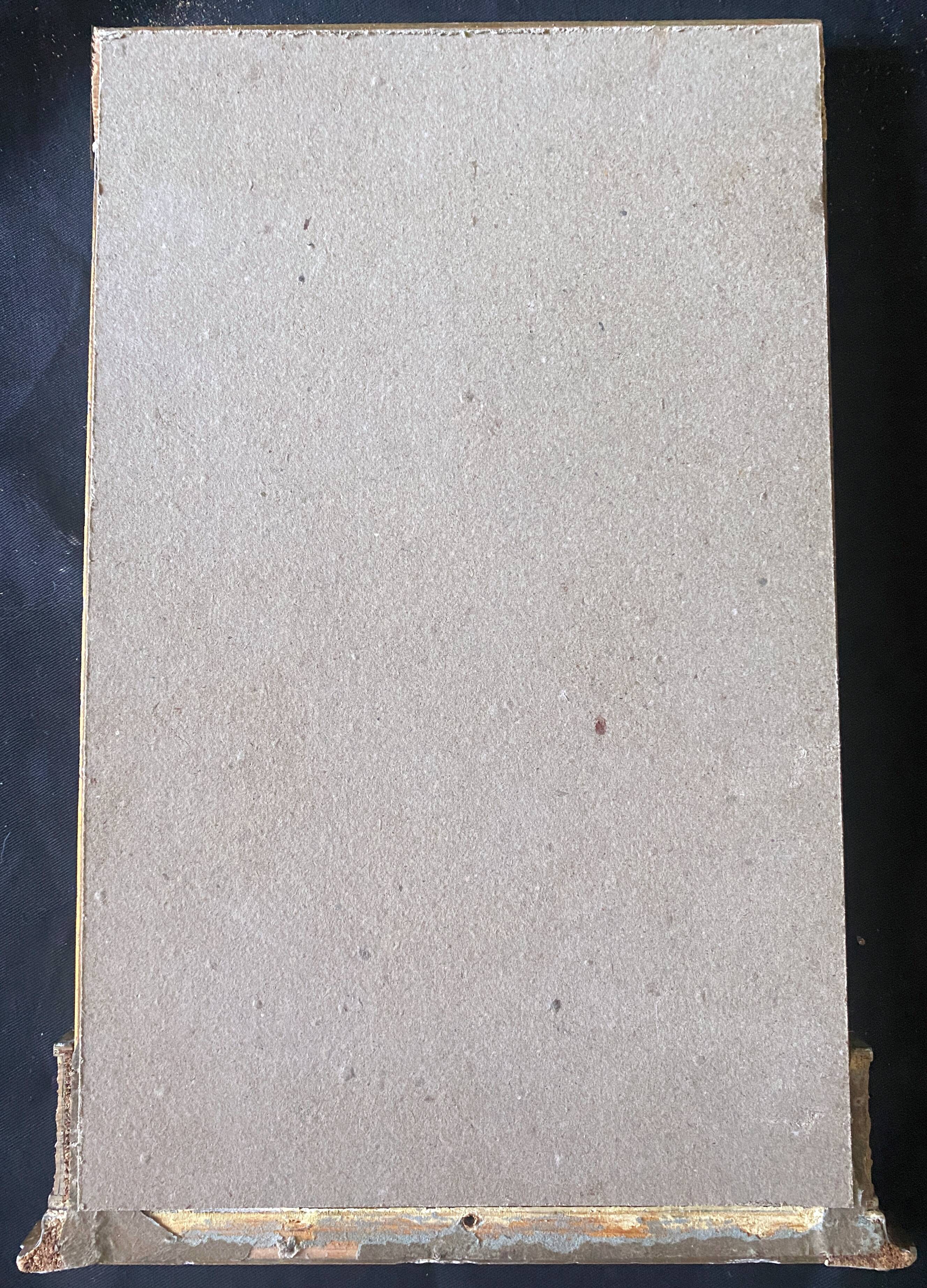 Framed mirror "friezes and ram's head" neoclassical