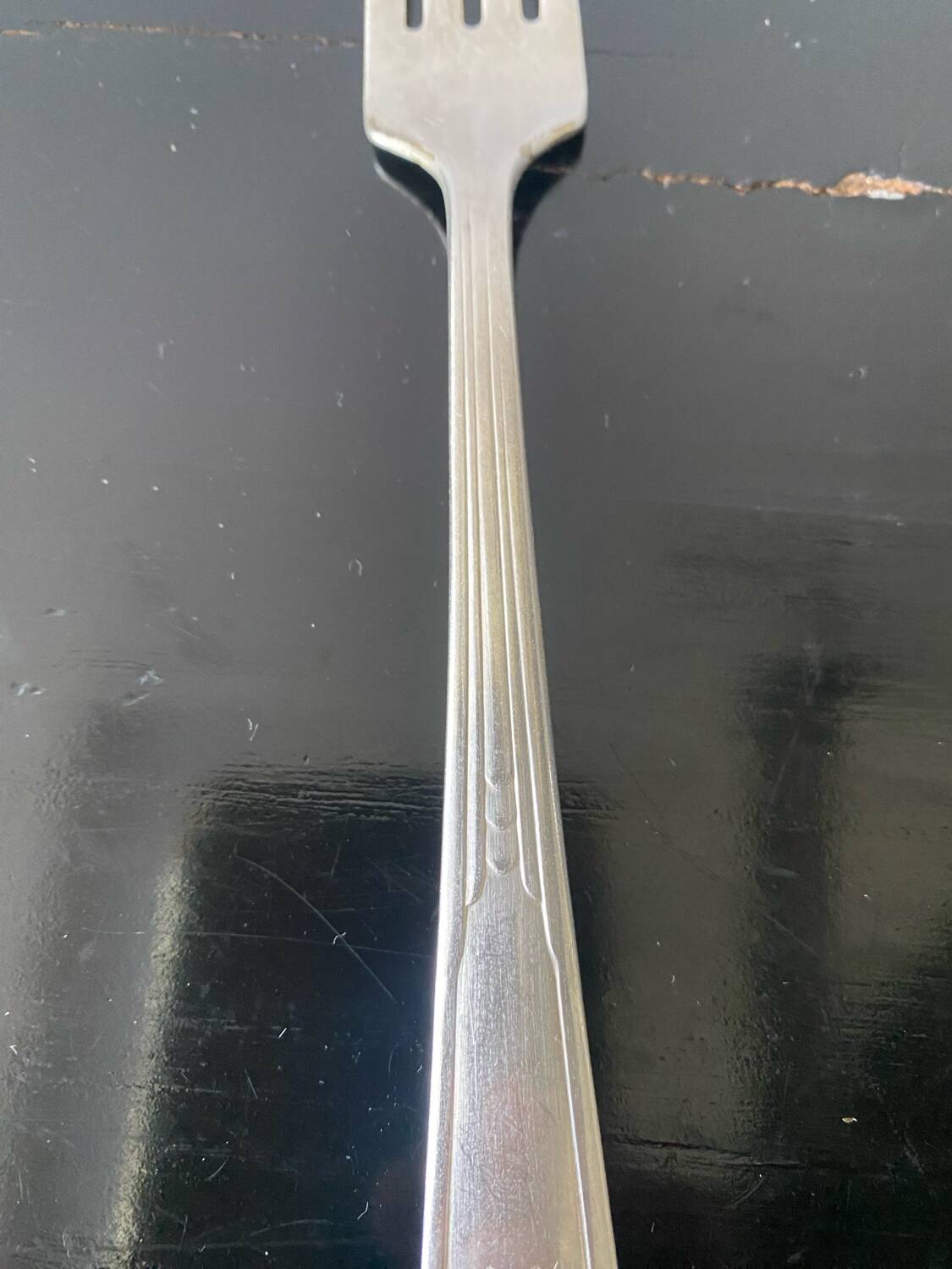 Set of 6 small silver plated Art Deco Fairfield forks