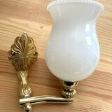 Brass wall lights